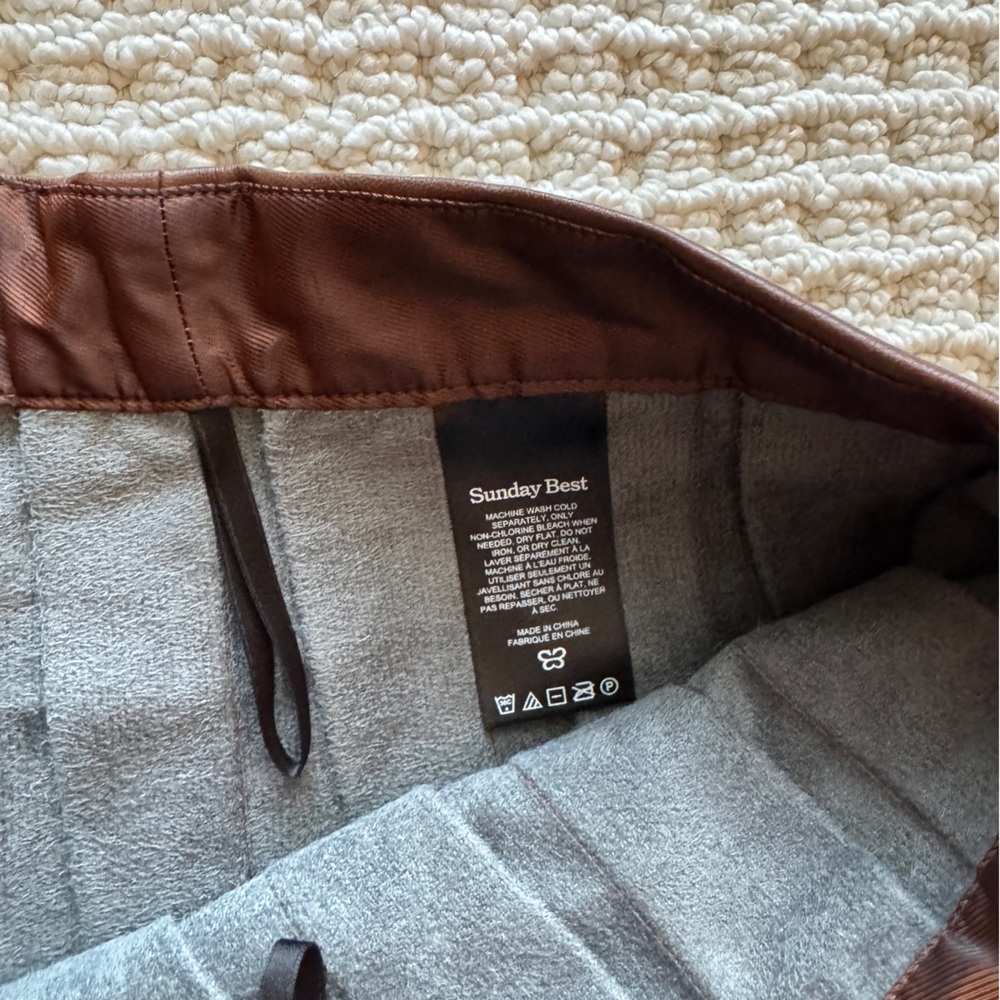 Sunday Best Chocolate Brown A-Line Skirt - Picture 3 of 3